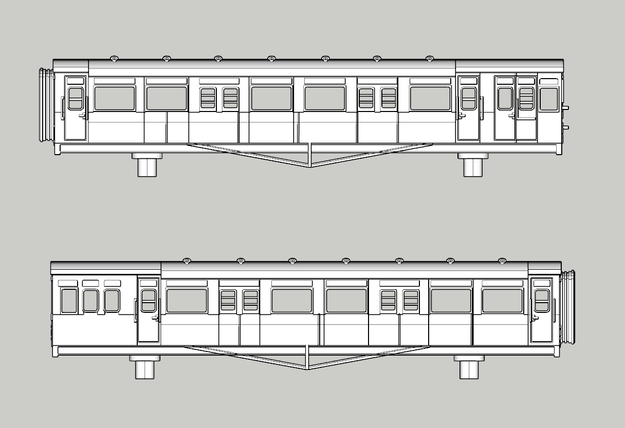 (image for) SECR ex-Railmotor Coach Bundle